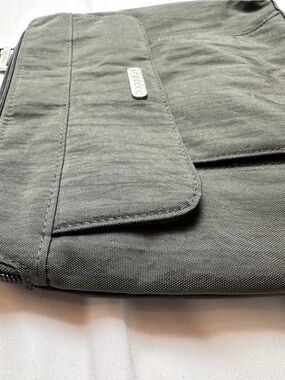 Charcoal Travel Crossbody Baggalini Messenger Bag | Y2K Utility Minimalist